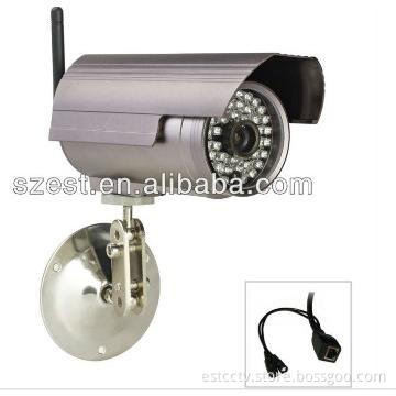 Outdoor Security Webcam, 1 MP Onvif Wifi P2P IP Camera